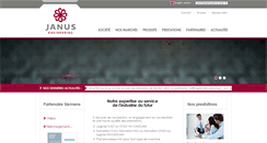 Desktop Screenshot of janus-engineering.fr